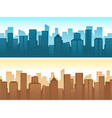 buildings flat cityscape vector image