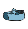 baby shoes icon design clip art color vector image vector image