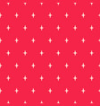 simple star shapes red seamless pattern vector image vector image