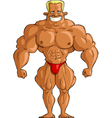 bodybuilder vector image
