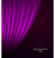 violet theater curtain printing flower background vector image