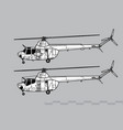 mil mi-1 mi-1m hare vector image vector image