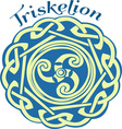irish triskelion vector image