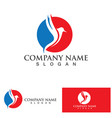 bird logo icon design template vector image vector image
