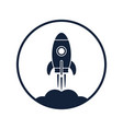 rocket siymbol vector image