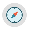 compass flat icon vector image vector image