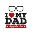 happy fathers day vector image
