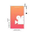 movie and film modern retro vintage poster vector image