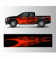 custom livery race rally offroad car vehicle vector image vector image