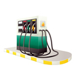 petrol dispenser unit vector image
