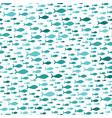 seamless pattern with a school of fish wallpapers vector image vector image