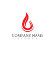 fire flame design vector image