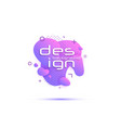 gradient geometric banners vector image