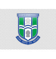 england football club emblem on transparent vector image vector image