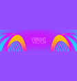 geometric colorful background futuristic digital vector image