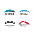 bridge logo template vector image