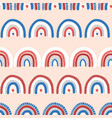 childish rainbow background seamless repeating vector image