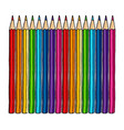 colored pencils vector image