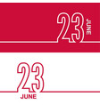 set template banners vector image
