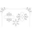 decorative design elements vector image vector image
