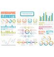 infographic elements vector image