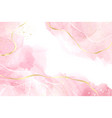 pastel rose pink liquid watercolor background vector image