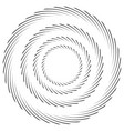 volute helix vortex design element icon spiral vector image vector image