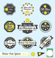water polo league champions labels vector image vector image