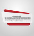 origami banner idea concept vector image vector image