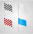 set of flags vector image vector image