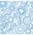floral seamless background vector image vector image