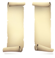 old scroll paper banners drawing vector image