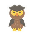 owl icon thanksgiving related vector image
