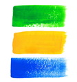 brazil acrylic banners vector image vector image