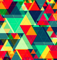 bright color triangle seamless texture vector image
