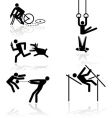 olympic games icons vector image