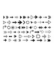 set arrows vector image