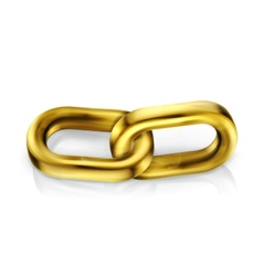 Chain link Royalty Free Vector Image - VectorStock