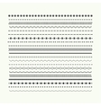 dividers set isolated vector image