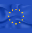 flag of european union vector image