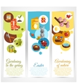 spring banners vertical vector image vector image