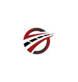 road logo template vector image vector image