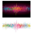 rainbow waves vector image