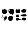 collection grunge hand drawn elements vector image vector image