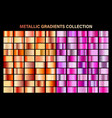 pink and bronze orange glossy gradient metal vector image