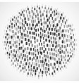 abstract technology background with binary vector image