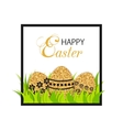 happy easter background vector image