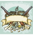 pirate logo design vector image vector image