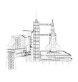 space rocket on launch pad vector image