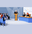 conference business meet vector image vector image